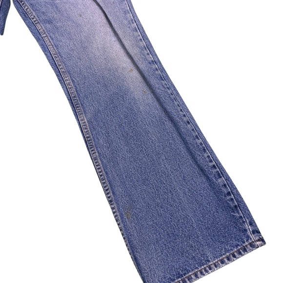 Vintage Levi’s 517 Orange tab boot cut medium wash jeans 33 x 29 USA made - Picture 4 of 12